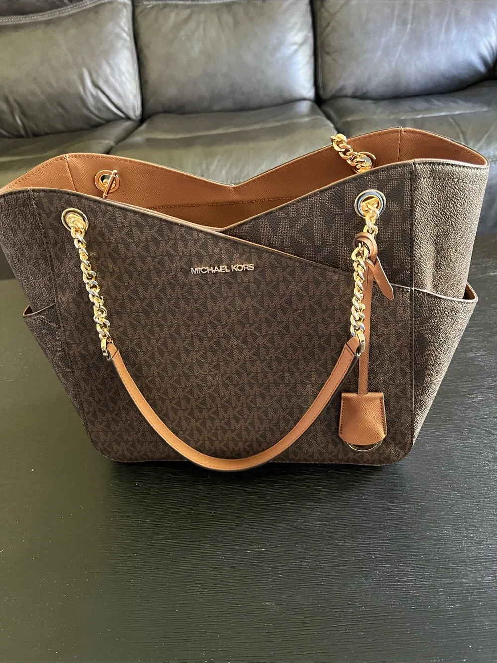 Michael Kors Jet Set tote with chain handles - Picture 1 of 5